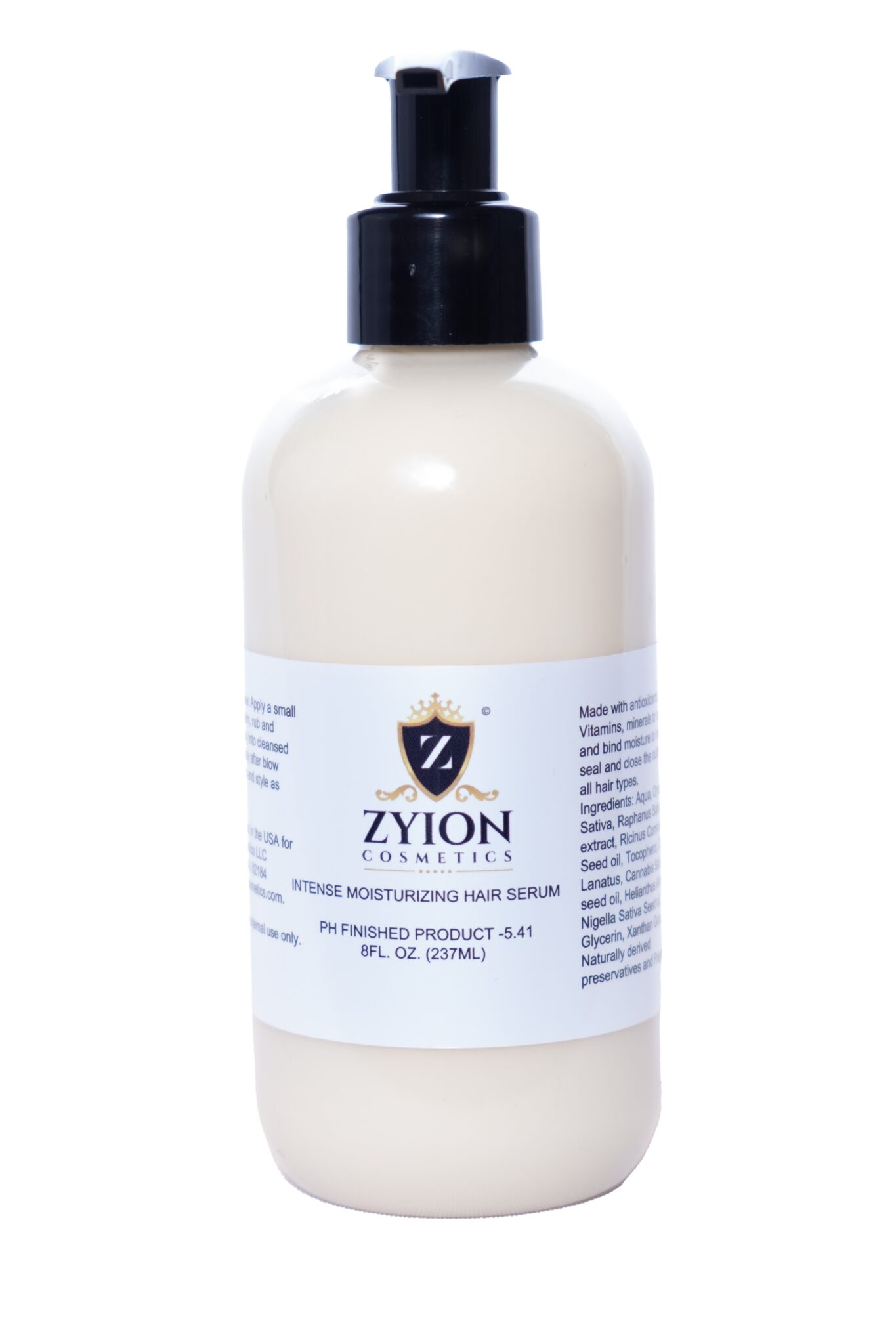 ULTRA MOISTURIZING HAIR SERUM Zyion Cosmetics